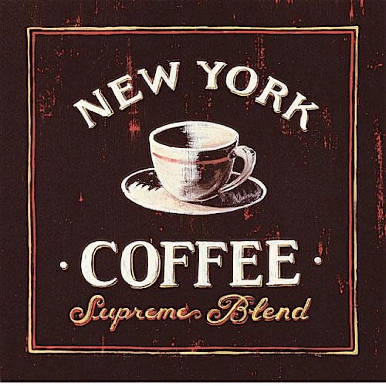 Schilderij New York Coffee foto 1