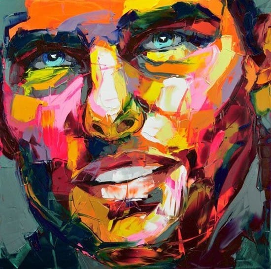 schilderij mannen gezicht Kopen | Kunst in huis