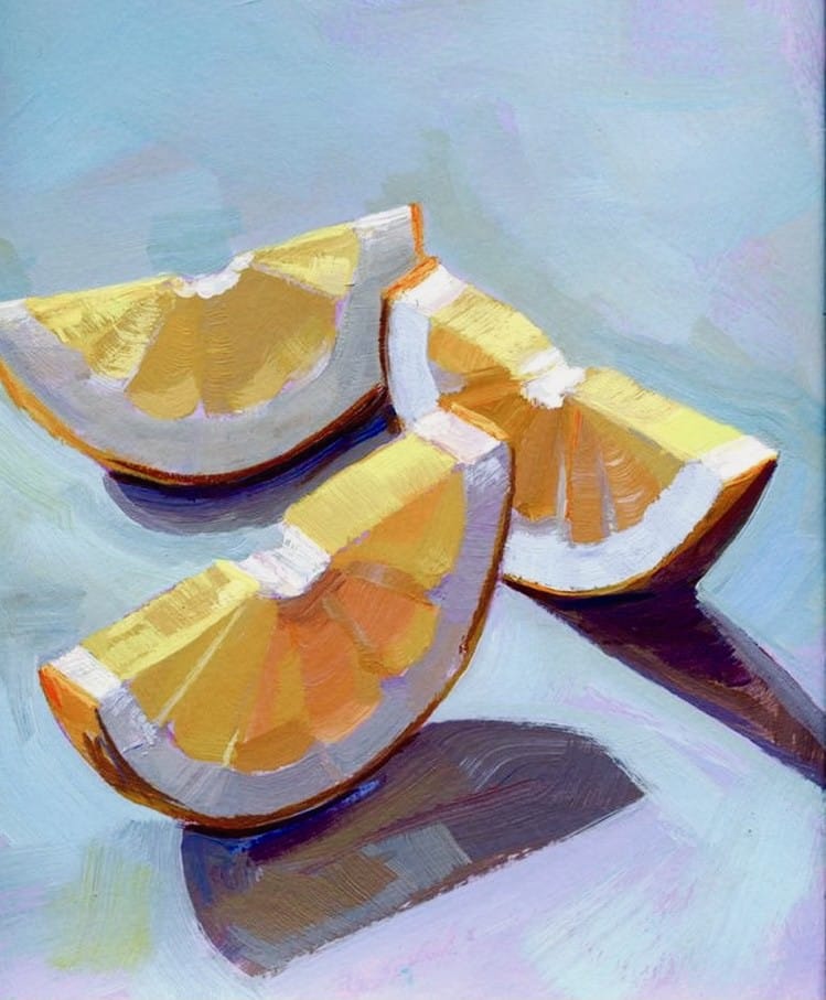 Stilleven Schilderij met citroenen - Te koop | voor in huis