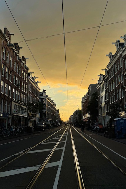 Olieverfschilderij Kinkerstraat Amsterdam foto 1