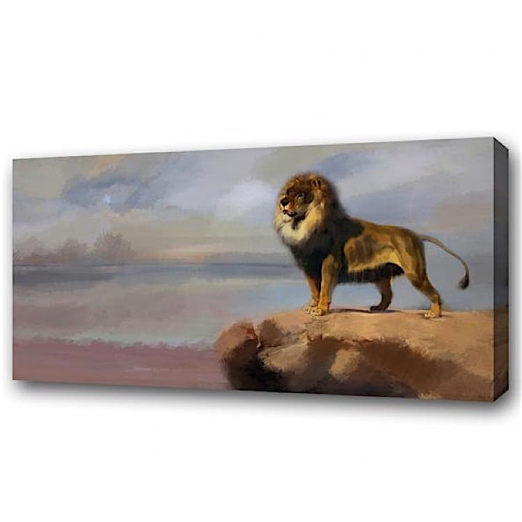 Schilderij Koning Leeuw foto 1
