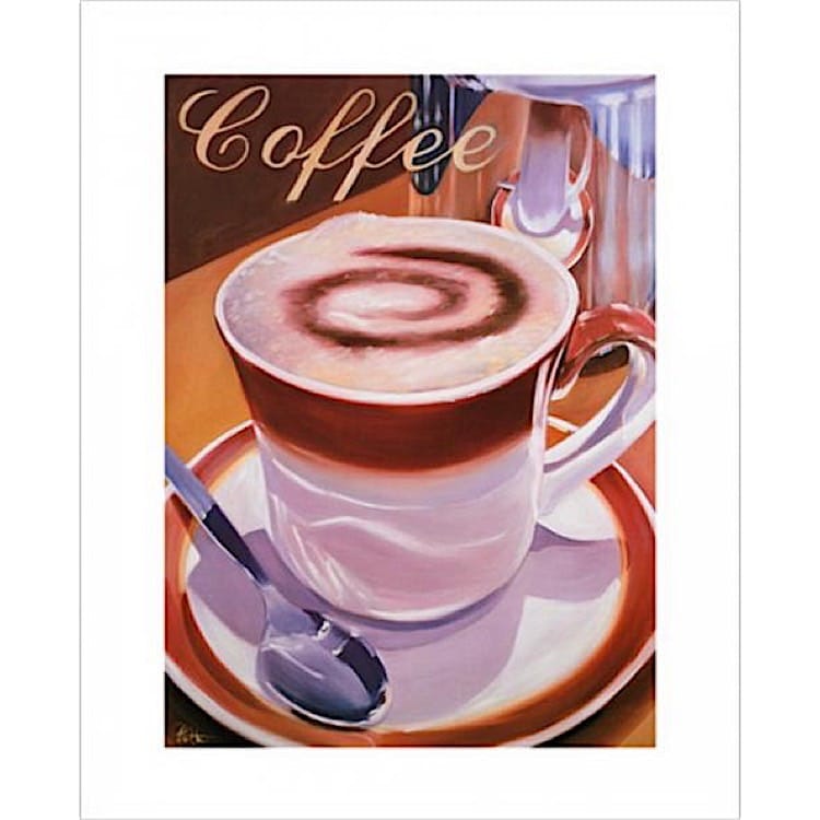 Schilderij kopi luwak koffie foto 1