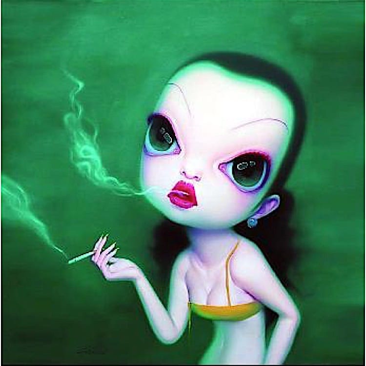 Pop art Schilderij Sigaretje - Kopen foto 1