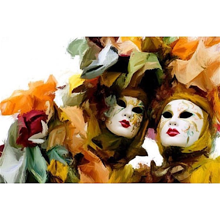 Schilderij Carnaval foto 1