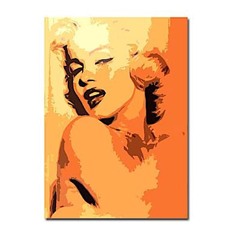 Schilderij Marilyn Monroe in bruin foto 1