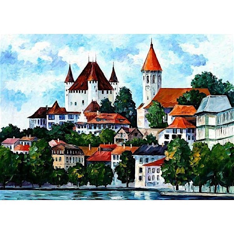 Schilderij Kasteel foto 1