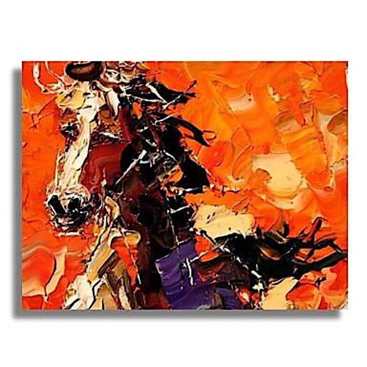 Dieren schilderij abstract paard - Kopen foto 1