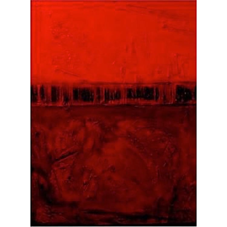 Schilderij Modern Abstract Rood - Kopen foto 1