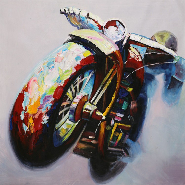 Olieverf schilderij easy rider foto 2