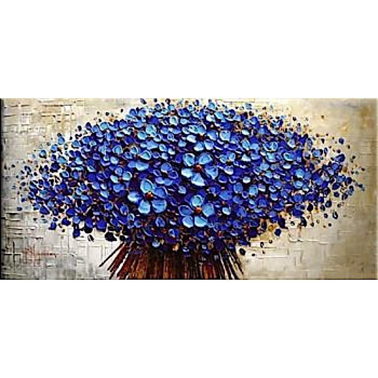 Bloemen Schilderij bloemenpracht blauw - Kopen foto 1