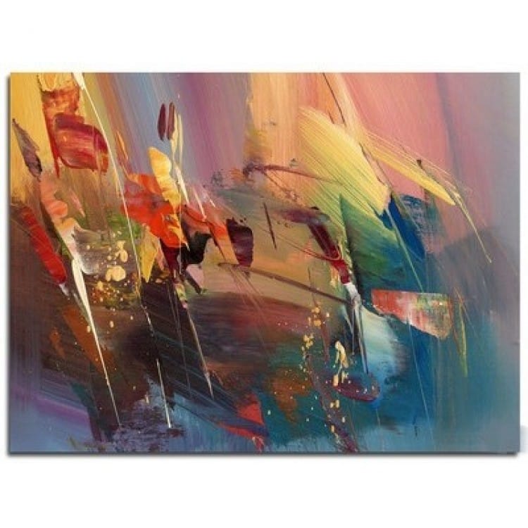 Abstract Olieverf schilderij de Nevel | Kunst voor in huis