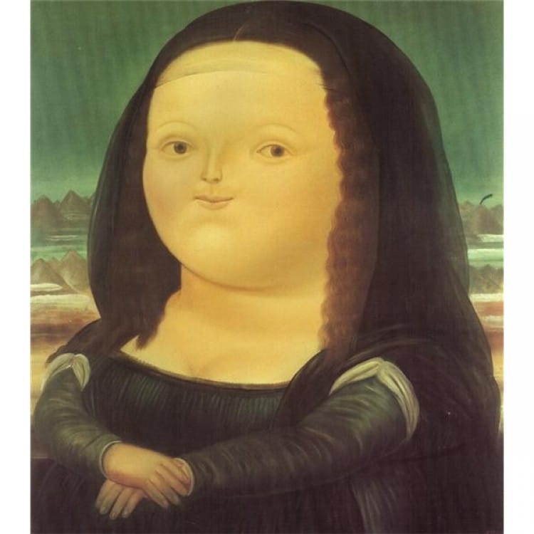 Pop Art Fat mona lisa - Kopen foto 1