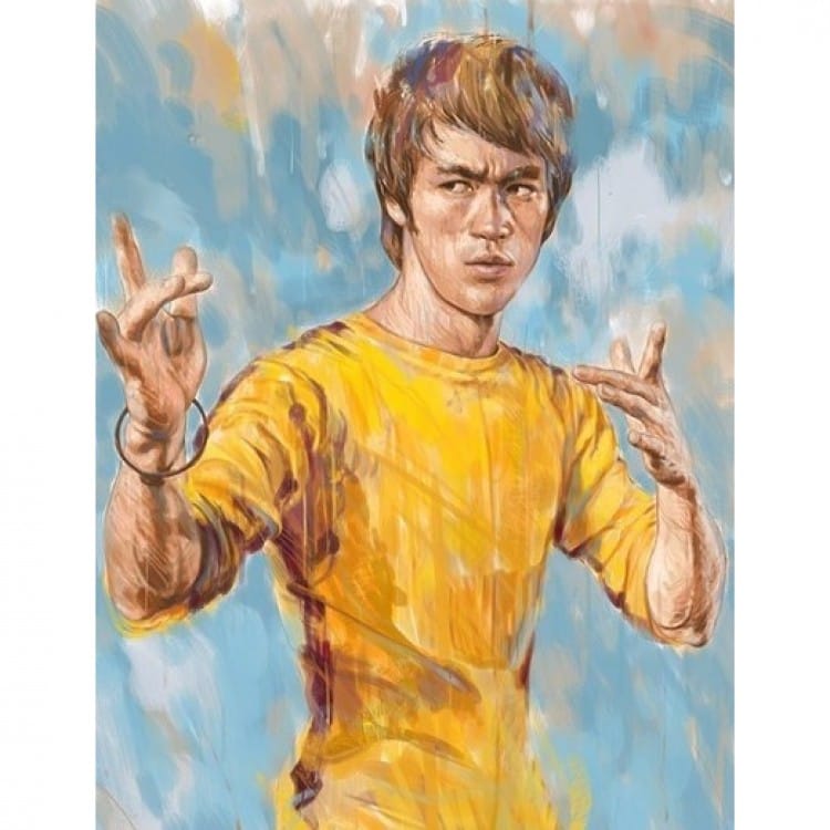 Bruce Lee pop art schilderij foto 1