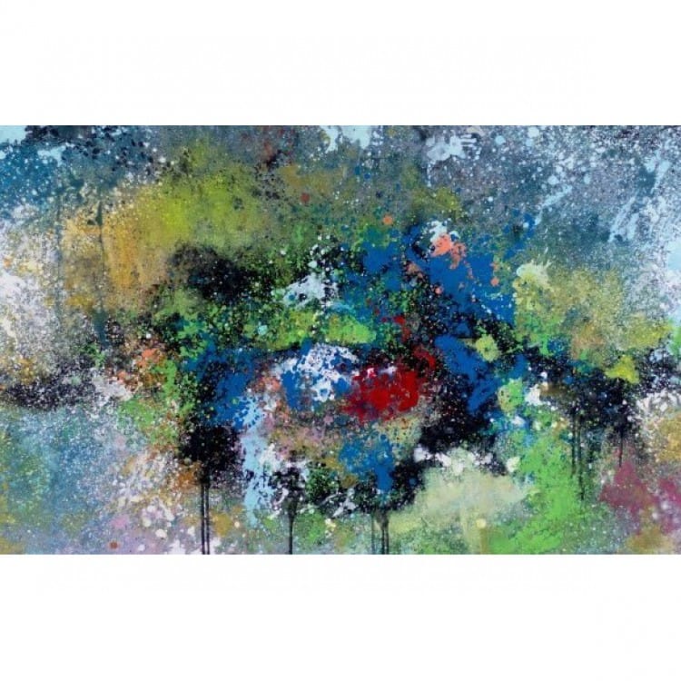 Abstract Modern Schilderij de Spot - Kopen foto 1