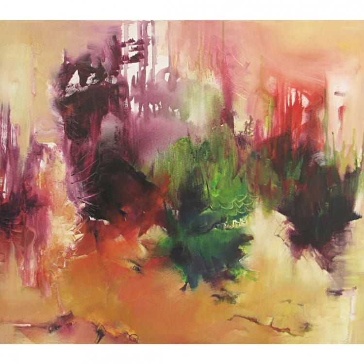 Abstract Olieverf Schilderij Pintura | voor in