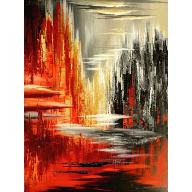 Schilderij Verborgen Abstractie - Kopen foto 1