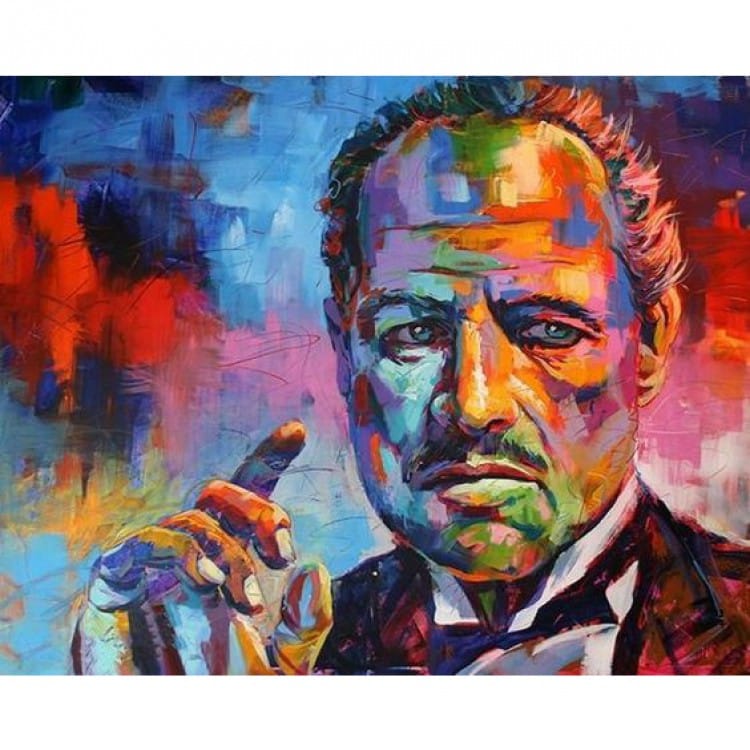 Schilderij Godfather Don Corleone - Kopen foto 1