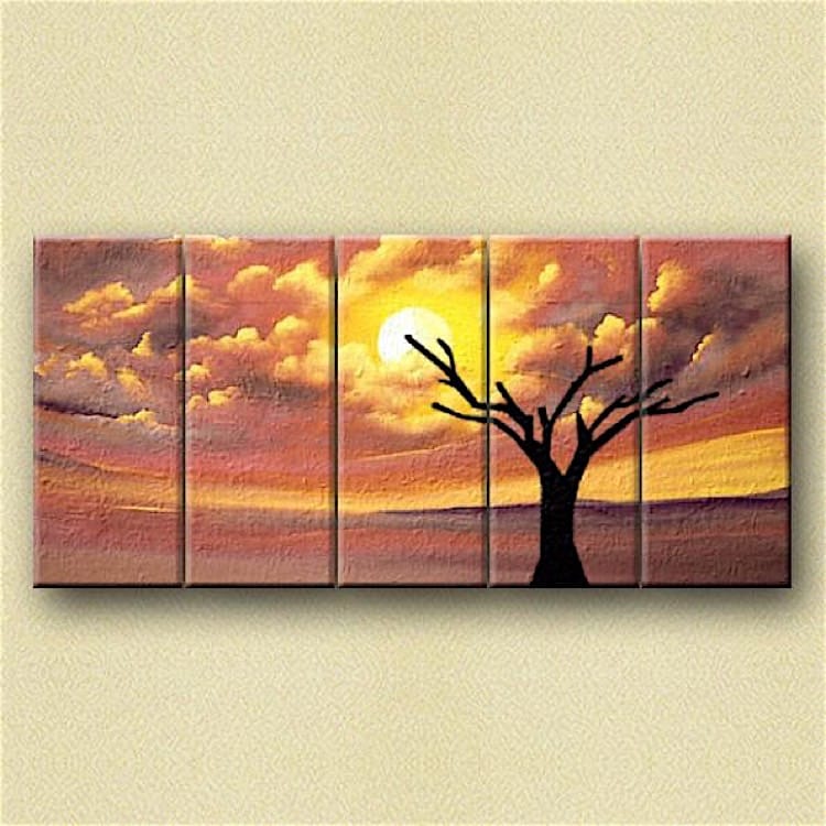 Schilderij Zuid-Afrikaanse Baobab  foto 1