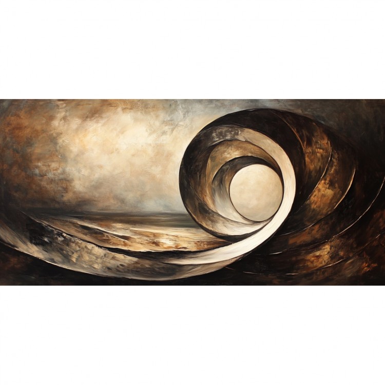 Abstract olieverfschilderij met diepe symboliek foto 1