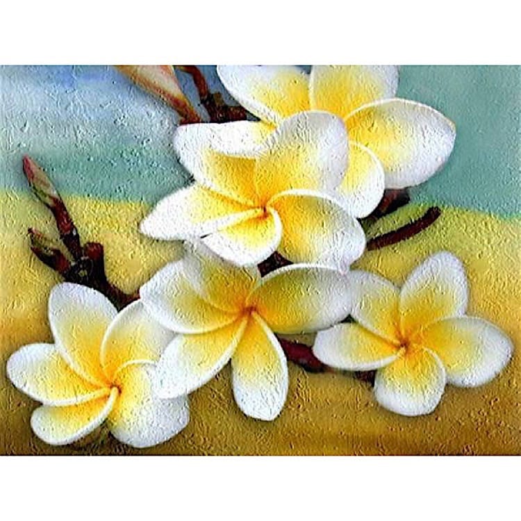Schilderij met gele bloemen - Kopen foto 1