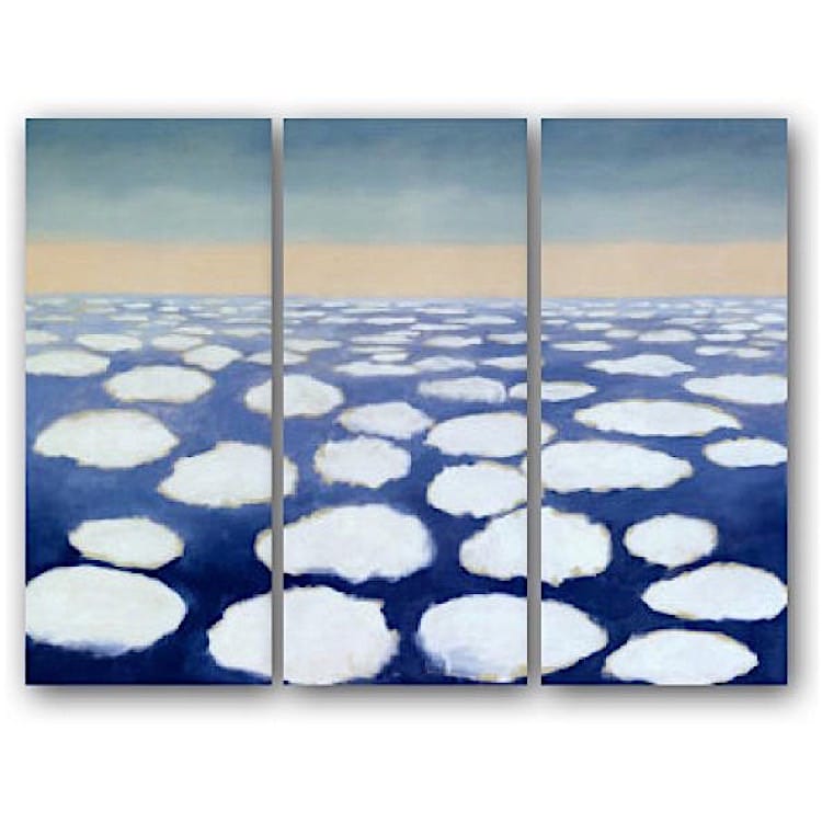 Olieverf schilderij ijsstippen foto 1