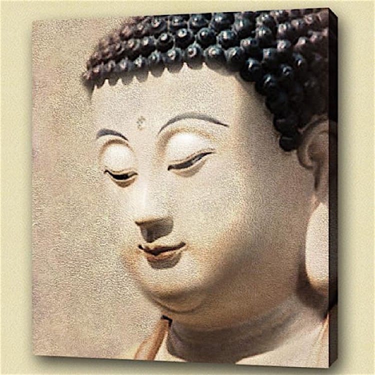 Olieverf schilderij Boeddha Den foto 1