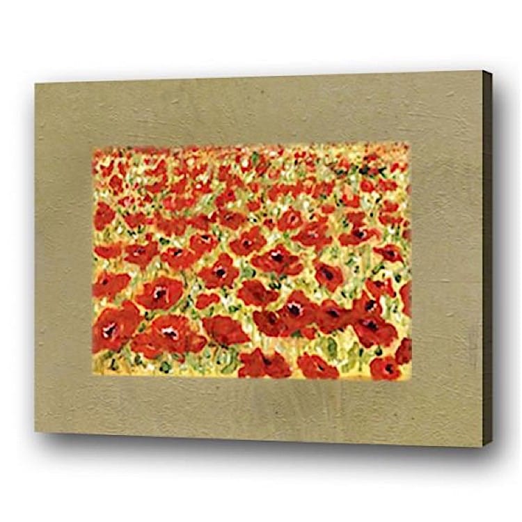 Schilderij Frans Klaprozenveld - Kopen foto 1