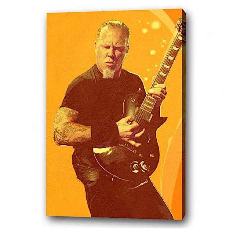 Olieverfschilderij James Hetfield - Kopen foto 1