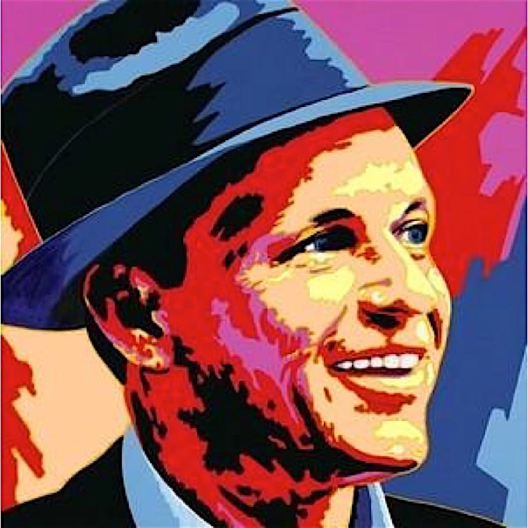 Olieverf schilderij Frank Sinatra - Kopen foto 1