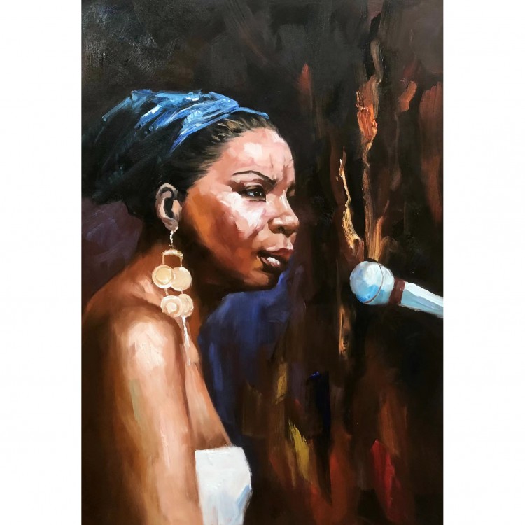 Schilderij Nina Simone foto 2