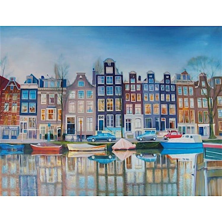 Schilderij Amsterdamse Grachten | Kunst in huis