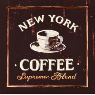 Schilderij New York Coffee foto 1