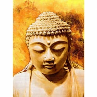 Schilderij Verlichte Boeddha foto 1