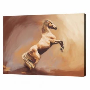 Schilderij met Steigerend paard Jacobus foto 1