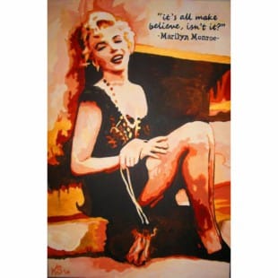 Schilderij Marilyn laat me geloven foto 1
