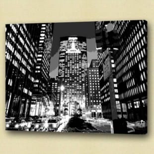 Olieverf schilderij Big City of Dreams foto 1