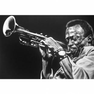 Schilderij Miles Davis foto 1