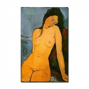 Figuratief Schilderij de kalende poes - Kopen foto 1