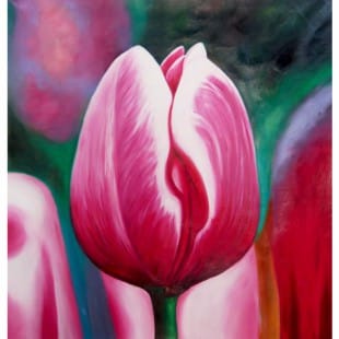 Schilderij de Tulp foto 1
