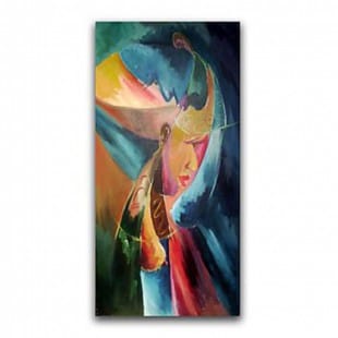 Schilderij de tepel foto 1