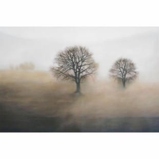 Landschap schilderij de mist - Kopen foto 1