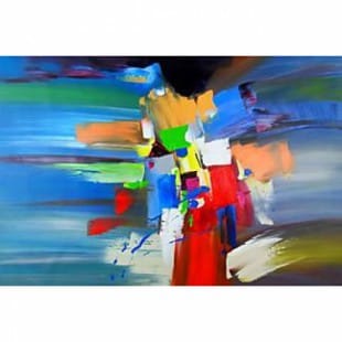 Abstract Schilderij moderne furie - Kopen foto 1