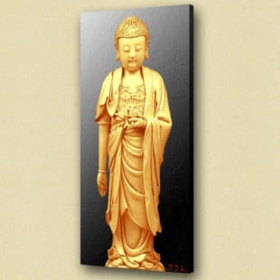 Olieverf schilderij Boeddha Pok - Kopen foto 1