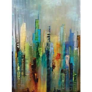 Abstract Schilderij de pijlers - Te koop foto 1
