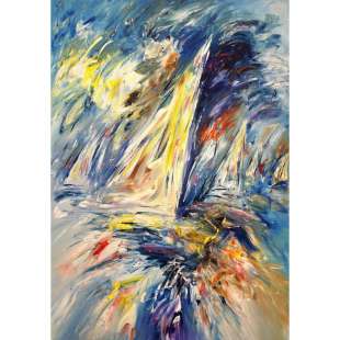 Modern olieverf schilderij gallegos - Kopen foto 1