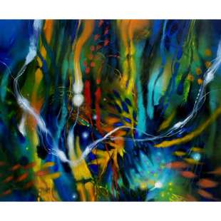 Moderne abstracte schilderijen kopen bij foto 1