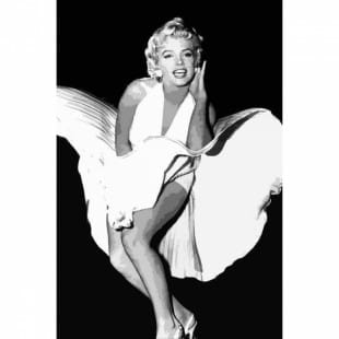 Zwart Wit Schilderij Marilyn Monroe - Kopen foto 1
