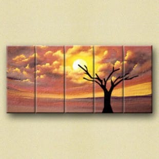 Schilderij Zuid-Afrikaanse Baobab  foto 1
