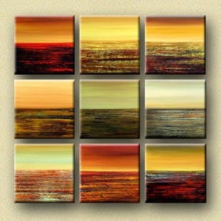 Meerluik schilderij oneindige zee foto 1