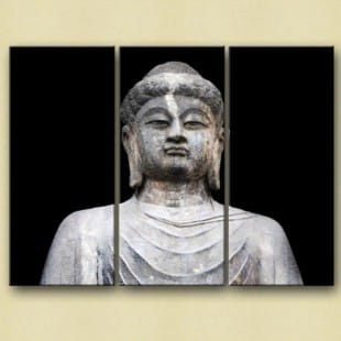 Olieverf schilderij Boeddha Dung foto 1